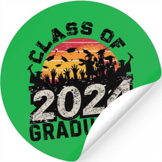 Class Of 2024 Graduation Graduate Stickers