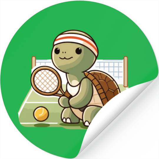 Game Set Match: Turtle Tennis Pro Stickers