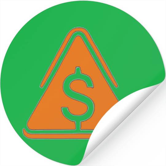 Money Triangle Stickers