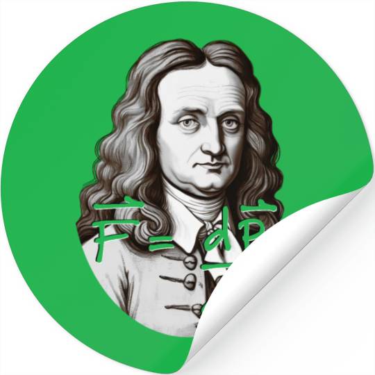 Newton's second law Stickers