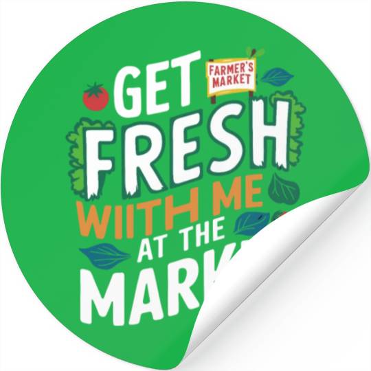 Farmers Market Farmer Agriculture Farming Food Stickers
