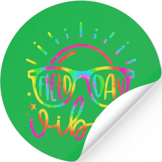 Field Day Vibes Teacher Kids Field Day 2024 Stickers