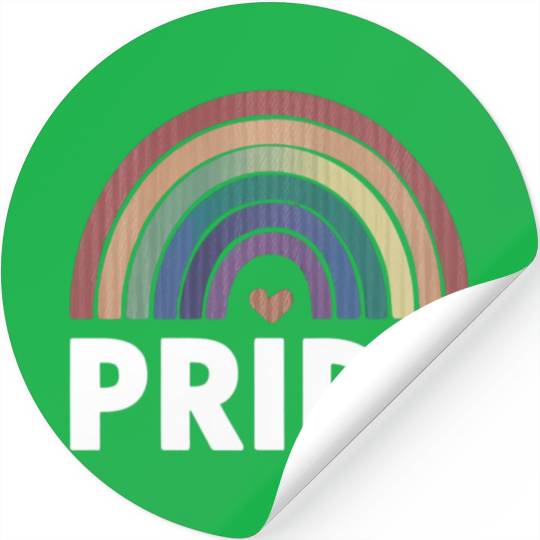 Lesbian Funny LGBT Gay Pride Rainbow Stickers