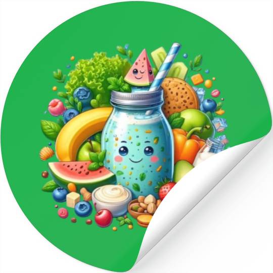 Bunny fruitfertilizer Stickers