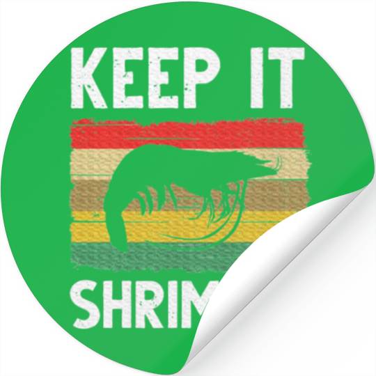 Shrimp Cool Fishing Prawn Lover Stickers