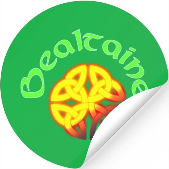 Bealtaine Irish Celtic Festival with Celtic Knot Stickers
