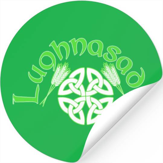 Irish Lughnasadh Festival Celtic Knot Stickers