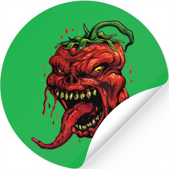 BBQ Hot Chili Carolina Reaper Hot Sauce Gift idea Stickers
