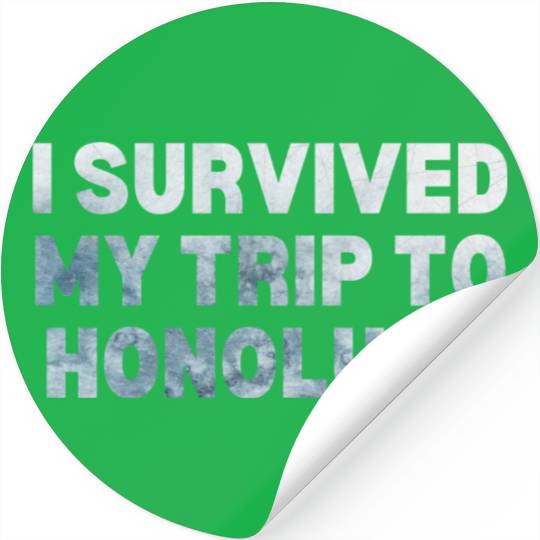 My Trip Traveler Vacation Honolulu Stickers