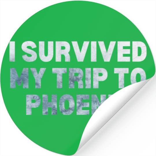 My Trip Traveler Vacation Phoenix Stickers