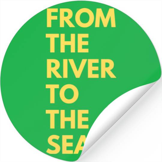 from the river to the sea Stickers
