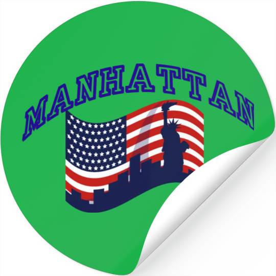 Manhattan usa Stickers