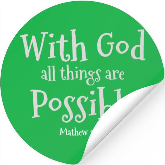 Faith Over Fear Inspirational Christian Design Stickers