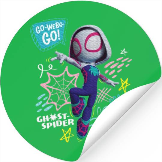 Marvel Spidey And His Amazing Friends Ghost Spider Stickers