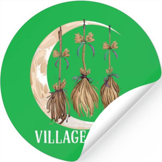 Village Witch Gothic Occult Wicca Pagan Nature Stickers