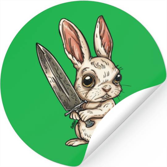 Blade Bunny Stickers