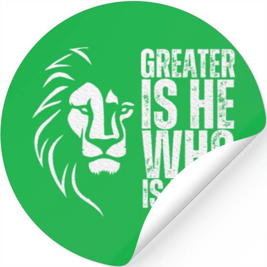 Lion of Judah Christian Bible Verse Stickers
