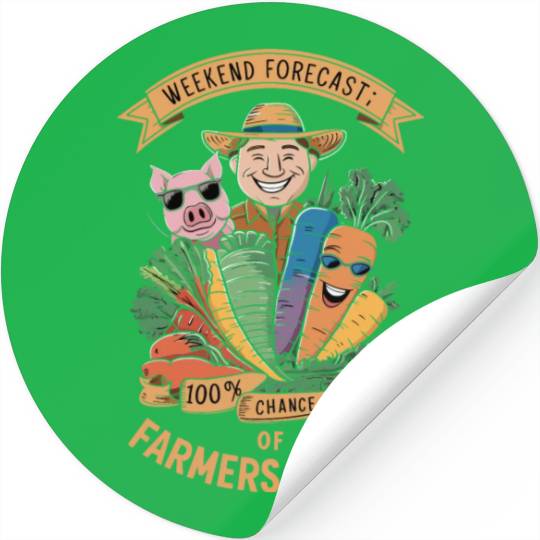 Farmers Market Farmer Agriculture Farming Food Stickers
