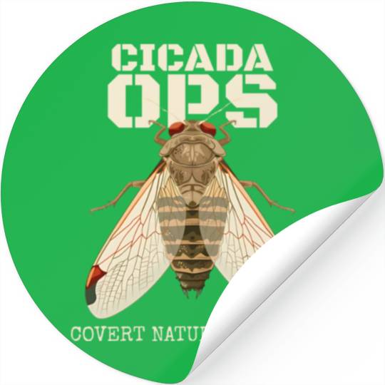 Cicada-Entomology-Insect-Nature- Stickers