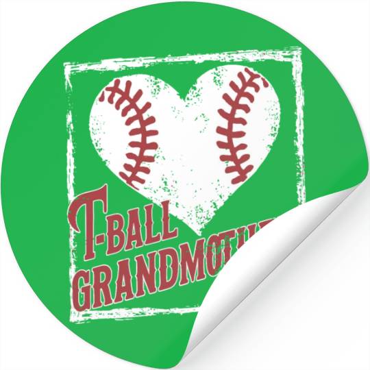 Baseball Grandma Grandmother Grandparents Day Stickers