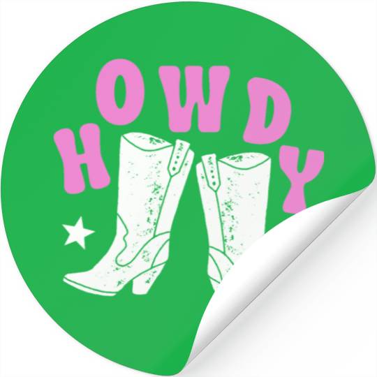 Western Country Texas Cowboy Hat Stickers