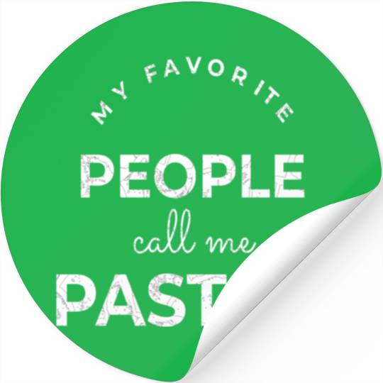 Favorite People Pastor Christian Stickers