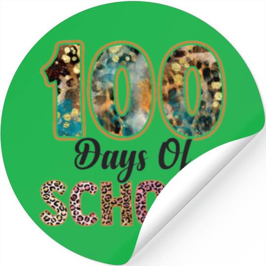 happy 100 days of school Stickers