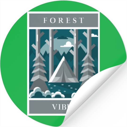 Forest vibes Stickers