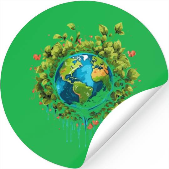 Respect Your Mother Earth Day Save Our Planet Stickers