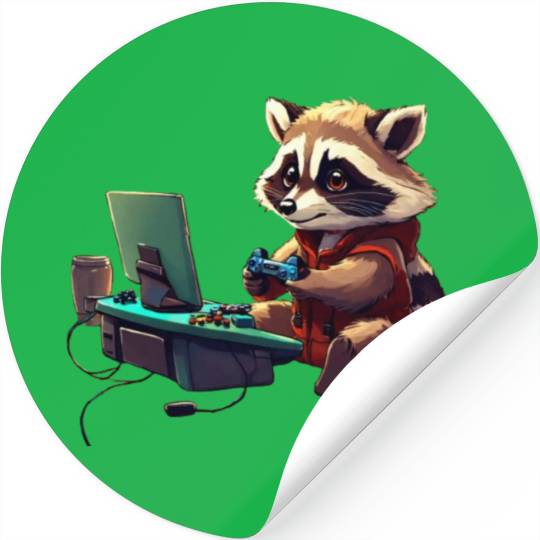 Dynamic Gamer Doodle Stickers Collection