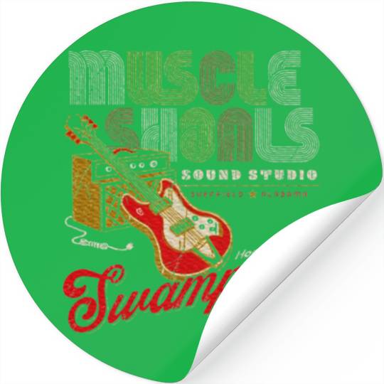 Muscle Shoals Sound Guitar Music Lovers Stickers