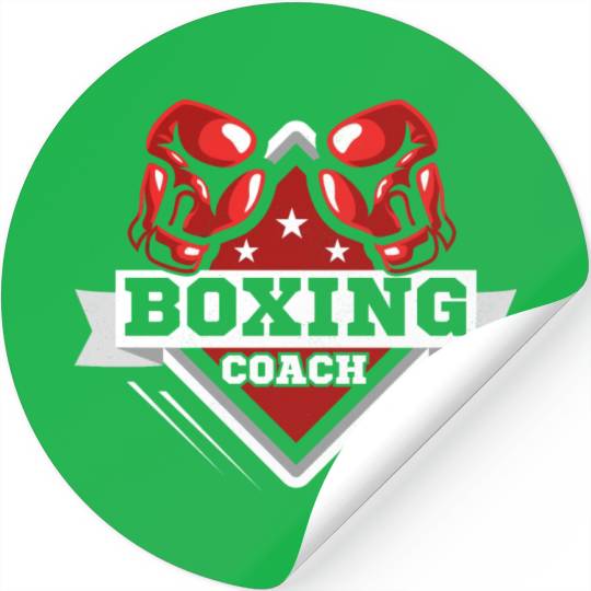 Boxing Coach Boxer Training Stickers