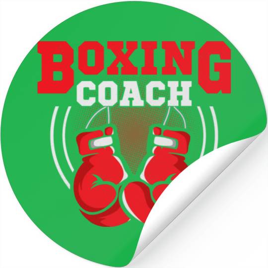 Boxing Coach Training Boxer Stickers