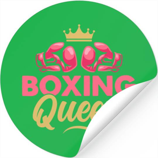 Boxing Queen Boxer Training Stickers