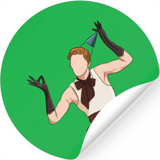 Eddie in Cabaret Stickers