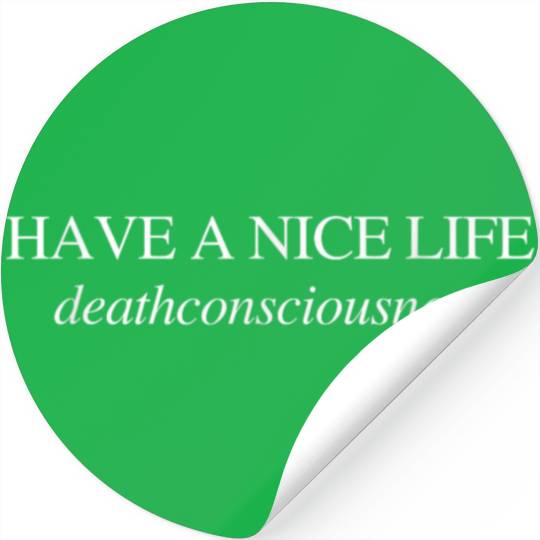 Indie Noise Deathconsciousness Graphic Stickers