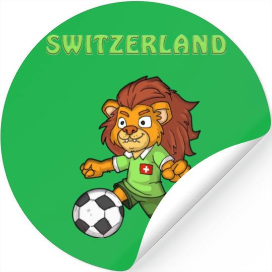 Swiss Fans / Switzerland Lion Stickers