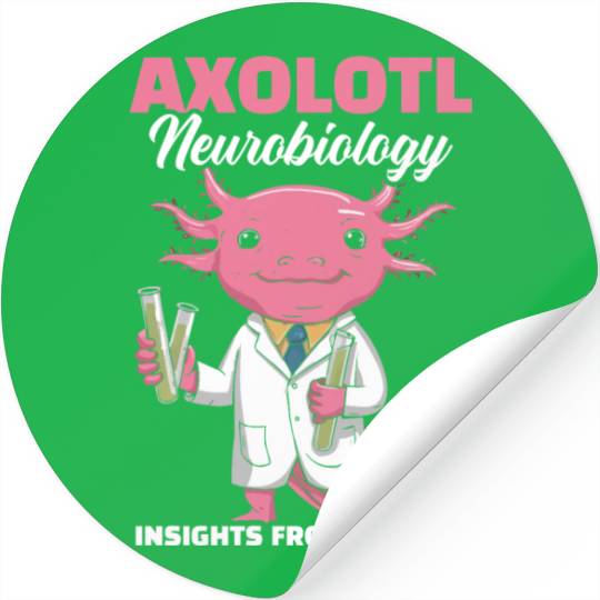 Axolotl Science Teacher Mexican Salamander Stickers