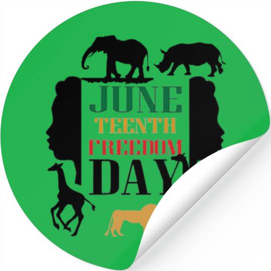 "Juneteenth Stickers