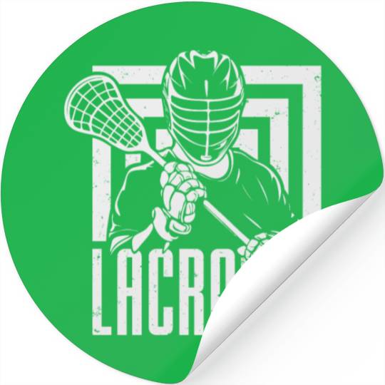 Lacrosse Game Gift Stickers