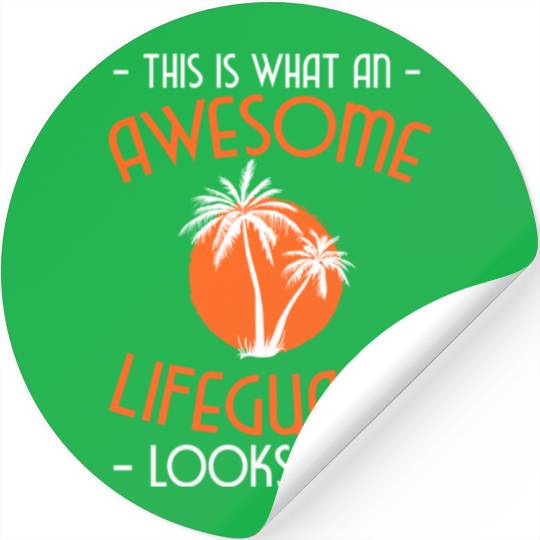 Lifeguard Pool Stickers