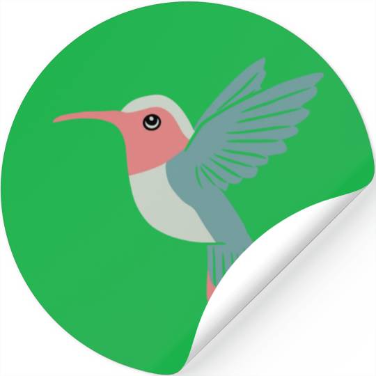 Flying Hummingbird Stickers