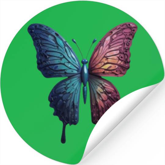 Butterfly Wing Art Stickers