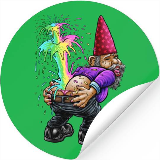 Lady Boy Gnome Stickers