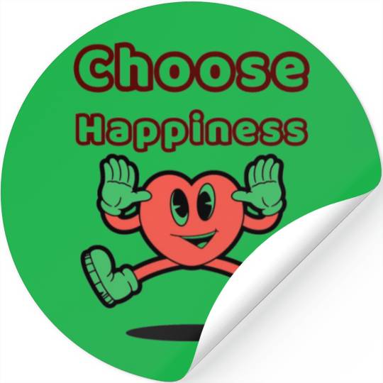 Choose Happiness: Embrace Joy and Positivity Stickers