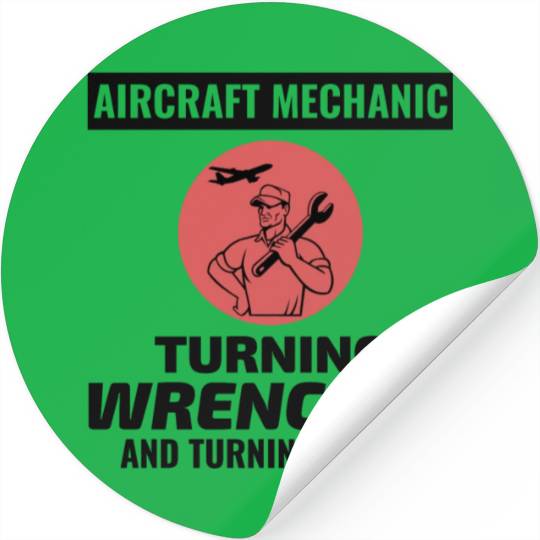 Aircraft Mechanic Aviation Maintenance Technician Stickers