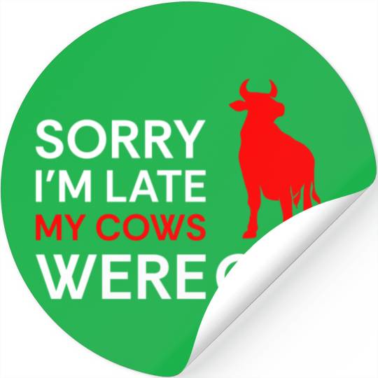 Cattle Farmer Animal Calf Stickers