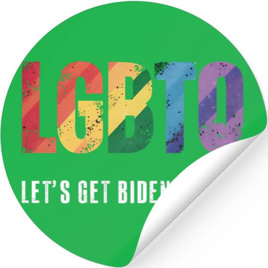 LGBTQ Lets Get Biden To Quite Gay Pride Stickers