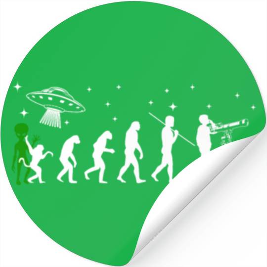 Alien, Aliens, UFO, UAP, Space Unknown Flight Stickers