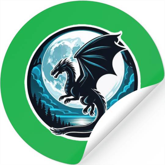 Lunar Dragon’s Flight Stickers